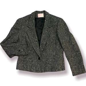 Vintage Pendleton black wool blazer size 12